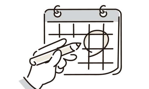 カレンダーのイラスト